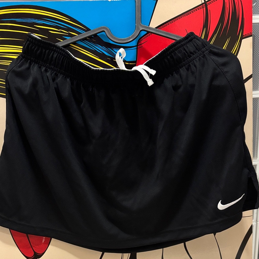 Nike Black and Gray Dri-FIT Skirt